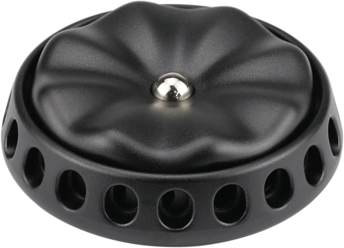 Black Flower Metal Fidget Spinner Silent DIY Coin Top Slider