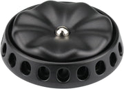 Black Flower Metal Fidget Spinner Silent DIY Coin Top Slider
