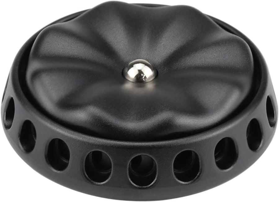 Black Flower Metal Fidget Spinner Silent DIY Coin Top Slider
