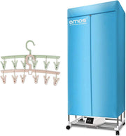 Electric Clothes Dryer 1300W Extra Tall 15kg Indoor Warm Air Drying Wardrobe