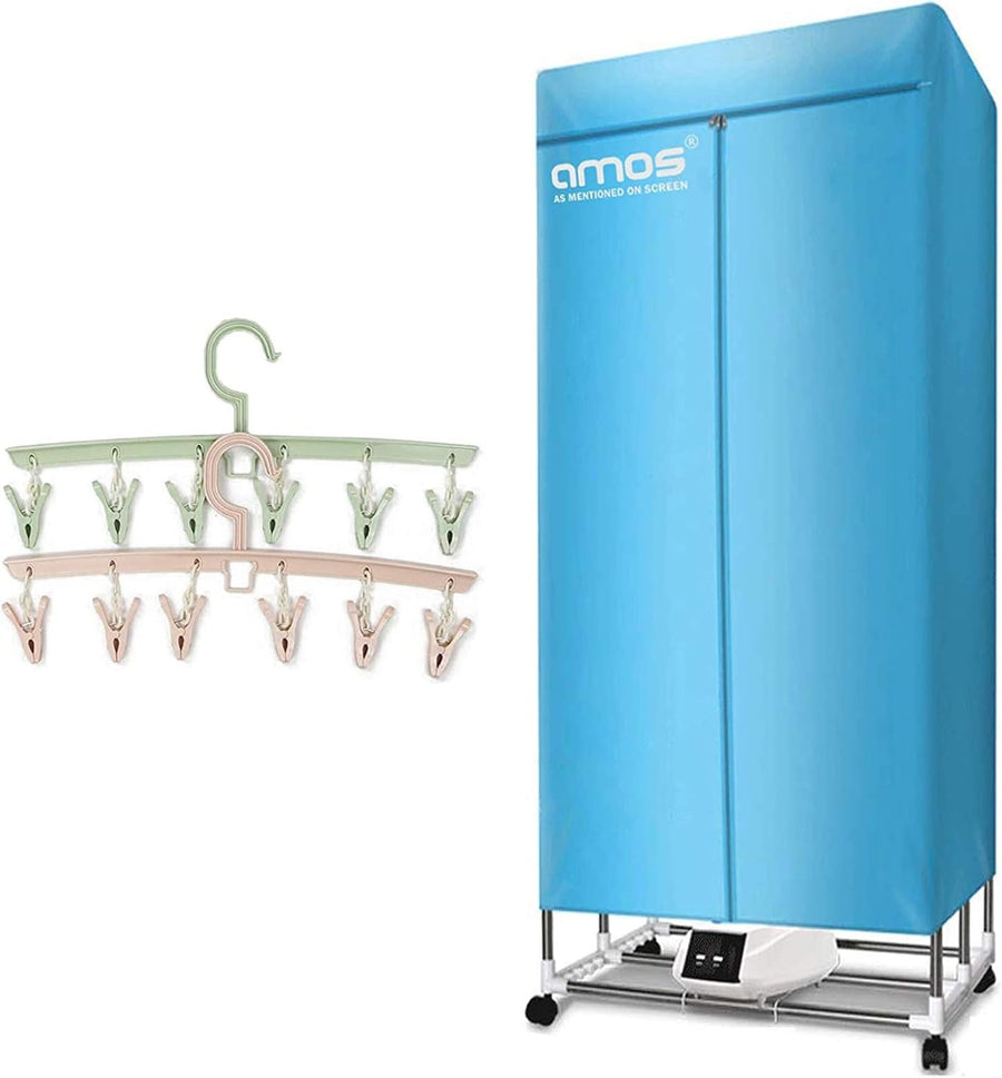 Electric Clothes Dryer 1300W Extra Tall 15kg Indoor Warm Air Drying Wardrobe