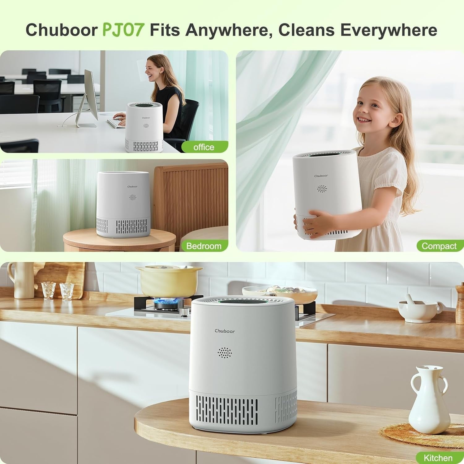 Smart HEPA Air Purifier 45m² CADR 250 Quiet Sleep Alexa App