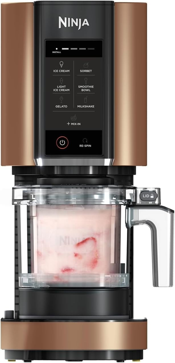 Ice Cream Maker Machine 1.4L 7 Programs Gelato Sorbet Frozen Desserts