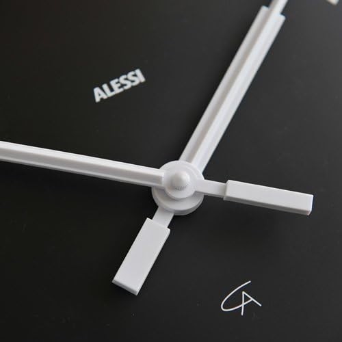 Modern Silent Quartz Wall Clock Black 36cm Large Roman Numerals Decor