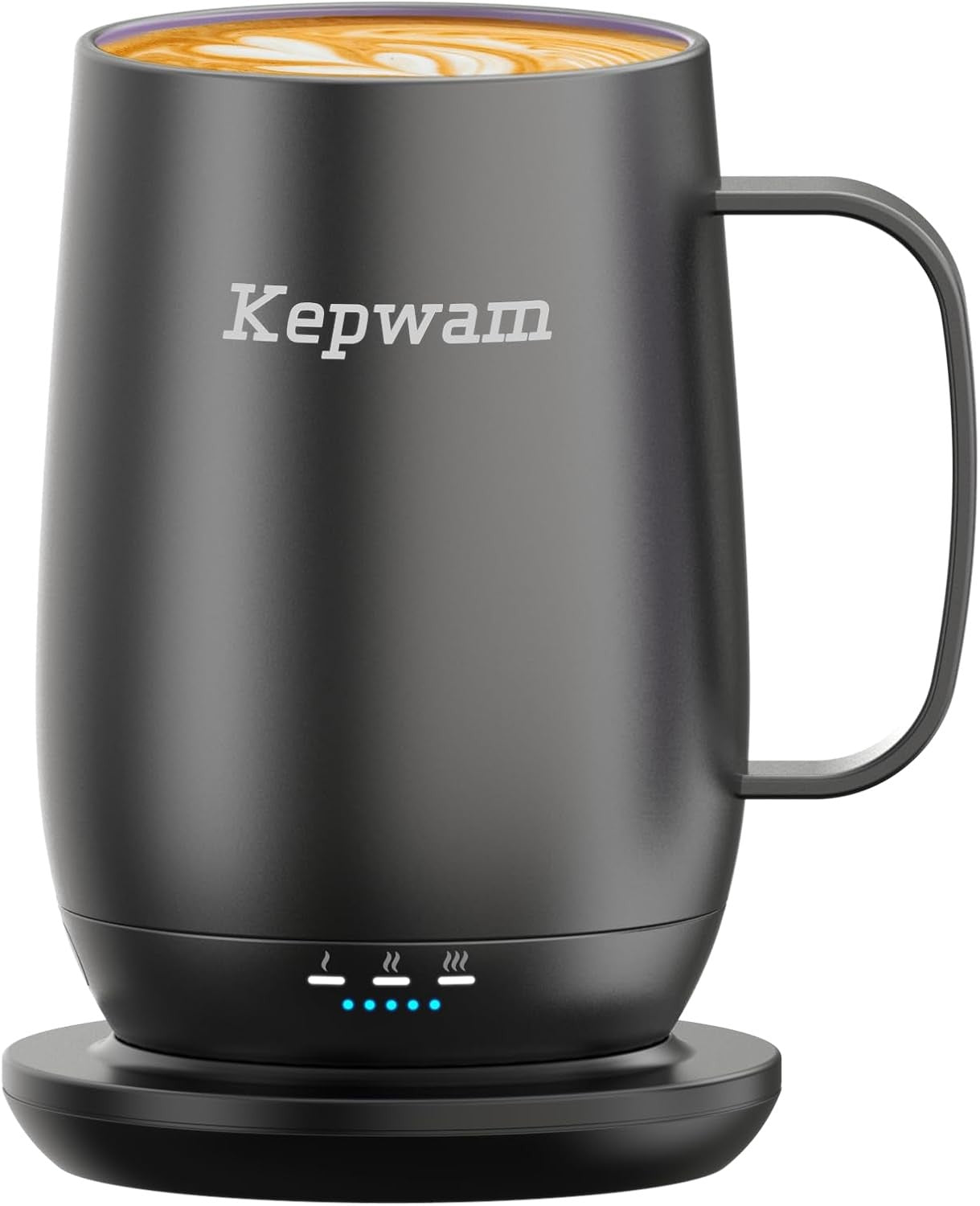 Self Heating Coffee Mug 20oz Smart Temp Control 8H Battery Black