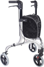 3 Wheel Rollator Walker Ultra Lightweight Folding Mobility Travel Ready