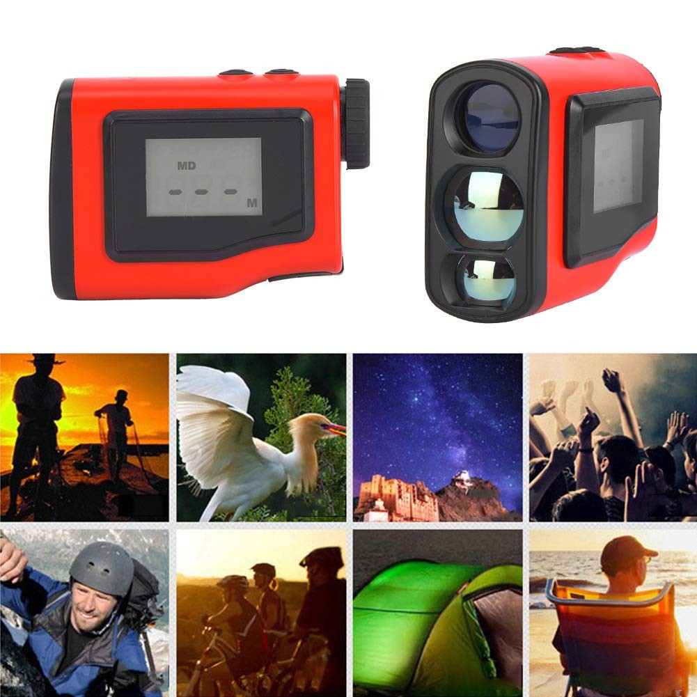 Golf Laser Rangefinder 600m 6X HD Screen Portable Distance Meter