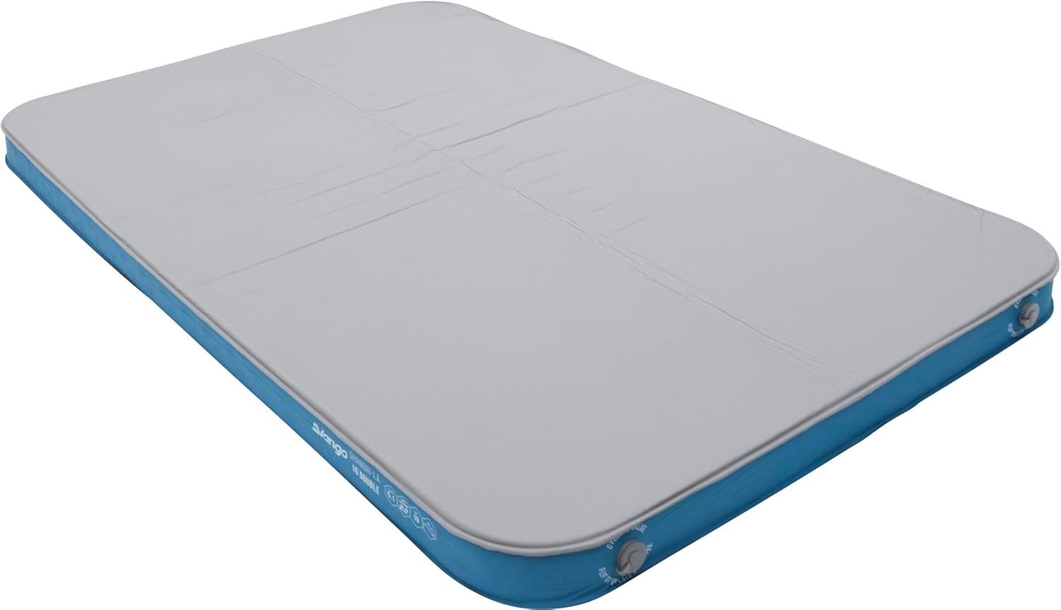 Double Self-Inflating Camping Mattress 10cm Memory Foam Lightweight