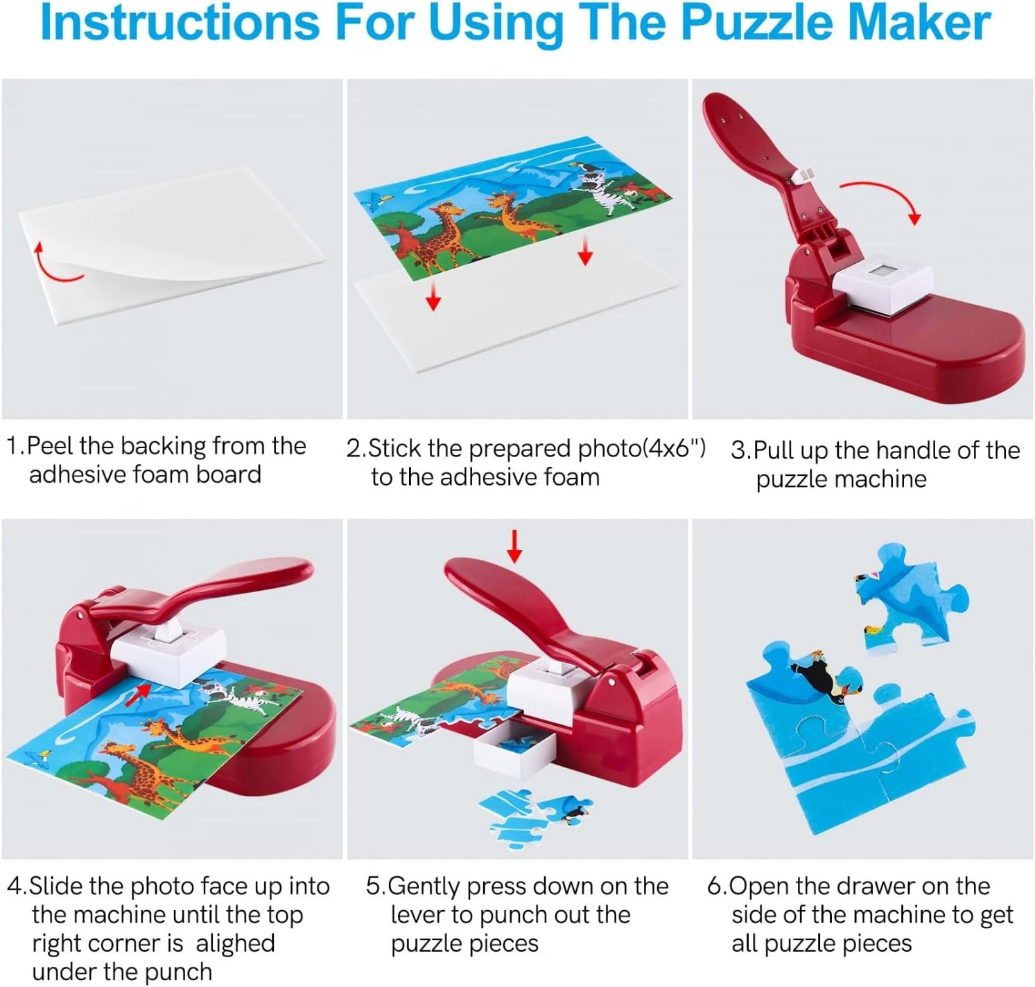 Puzzle Maker Machine Jigsaw Cutter DIY Craft Tool for Custom Photo Puzzles