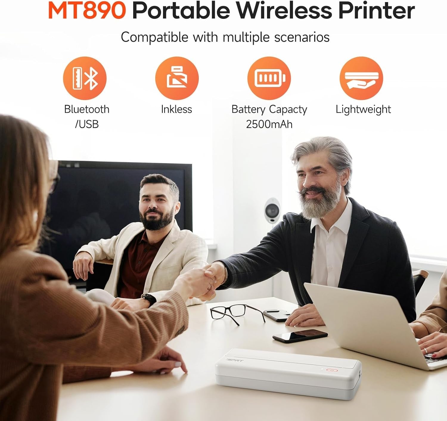 Portable Thermal Printer Bluetooth Mobile Printer – iDPRT MT890
