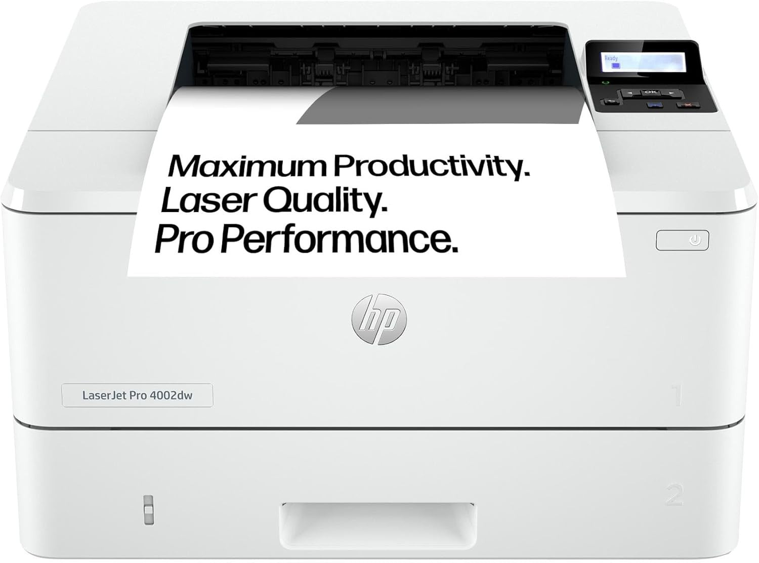 White Mono Laser Printer 40ppm Duplex WiFi Ethernet Small Office A4