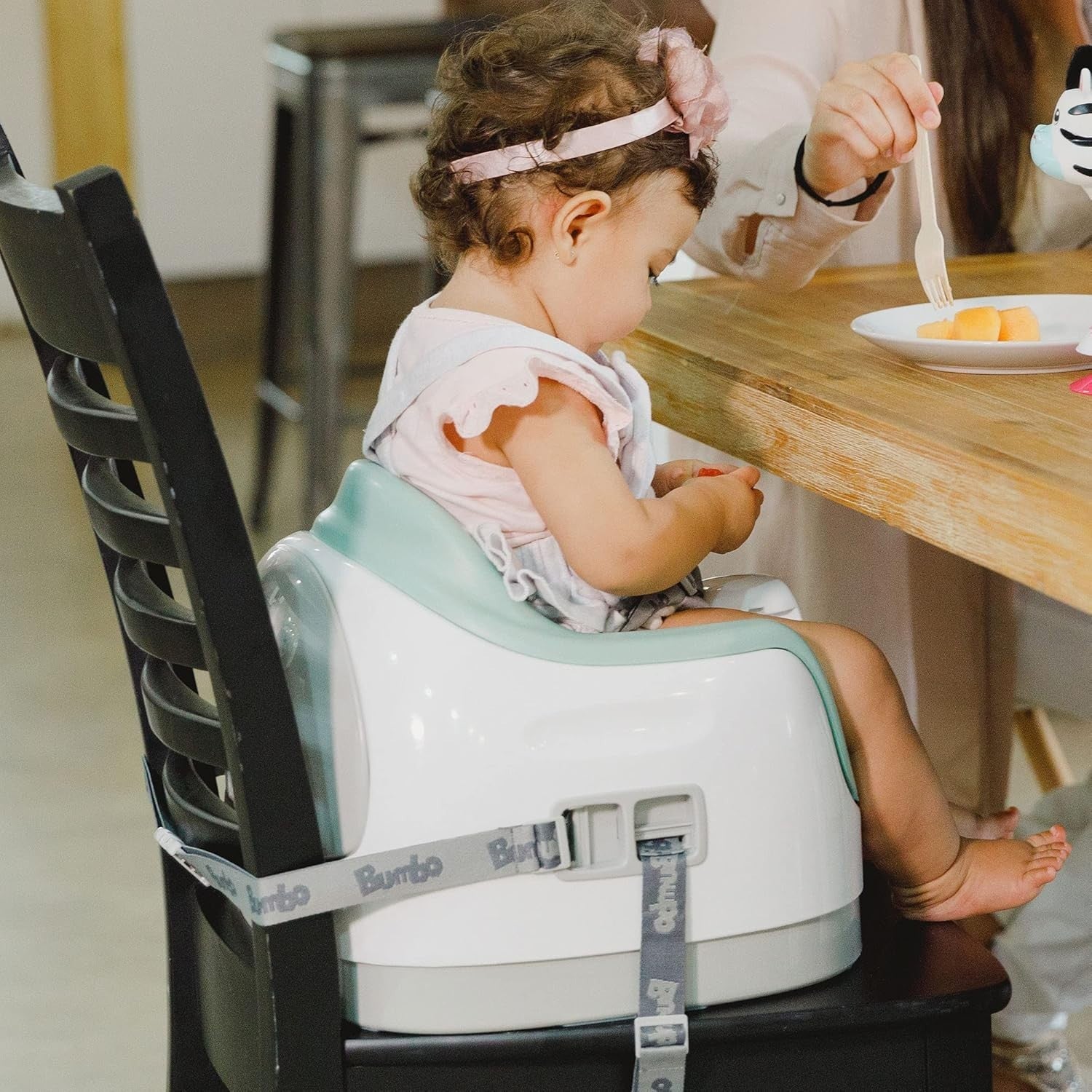Toddler Multi Seat Booster Chair with Tray Harness Compact & Safe Green
