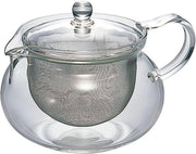 700ml Glass Teapot with Large Strainer Clear Tea Brewer 4 Cup