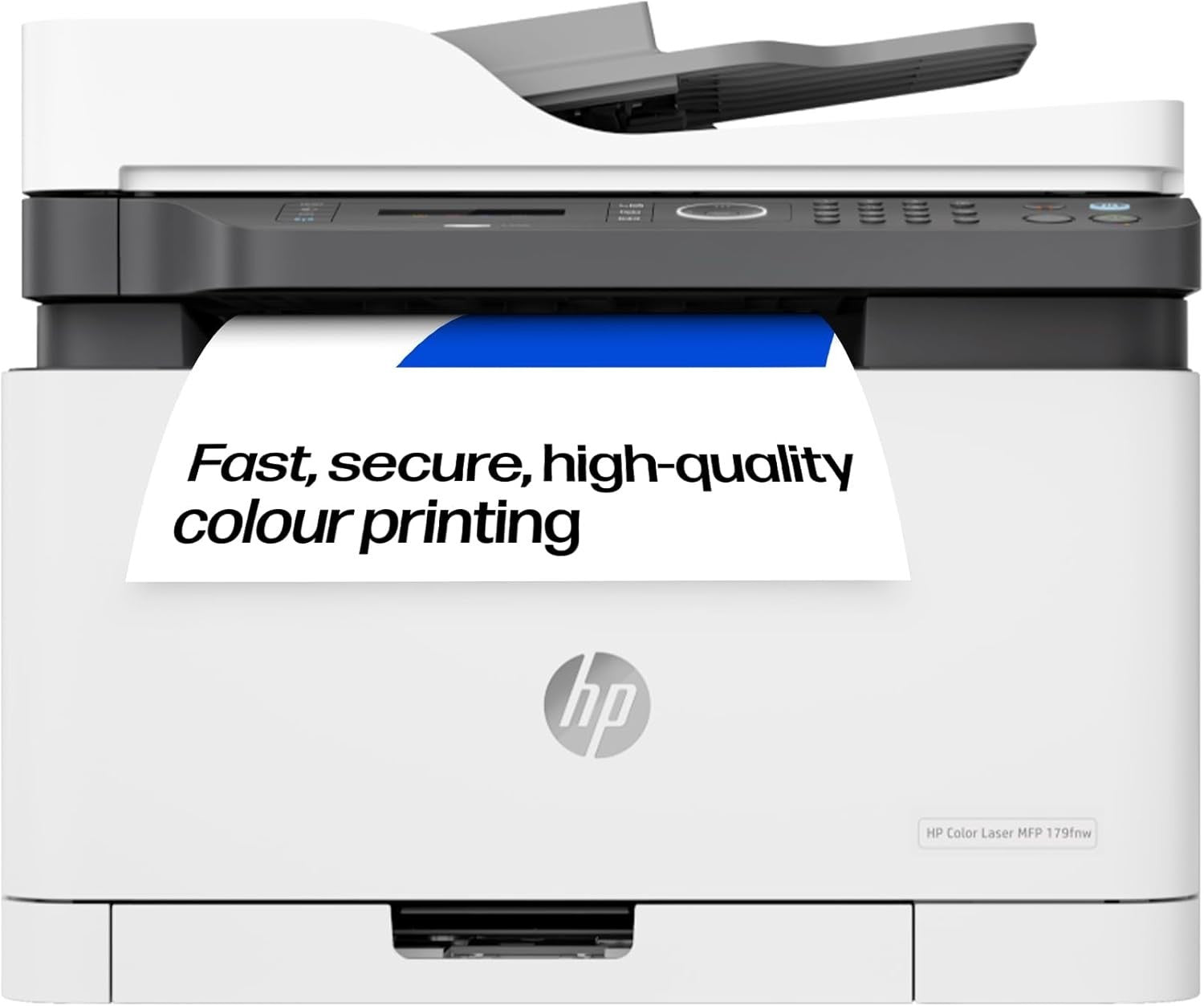 Colour Wireless Laser Multifunction Printer Fax A4 White WiFi