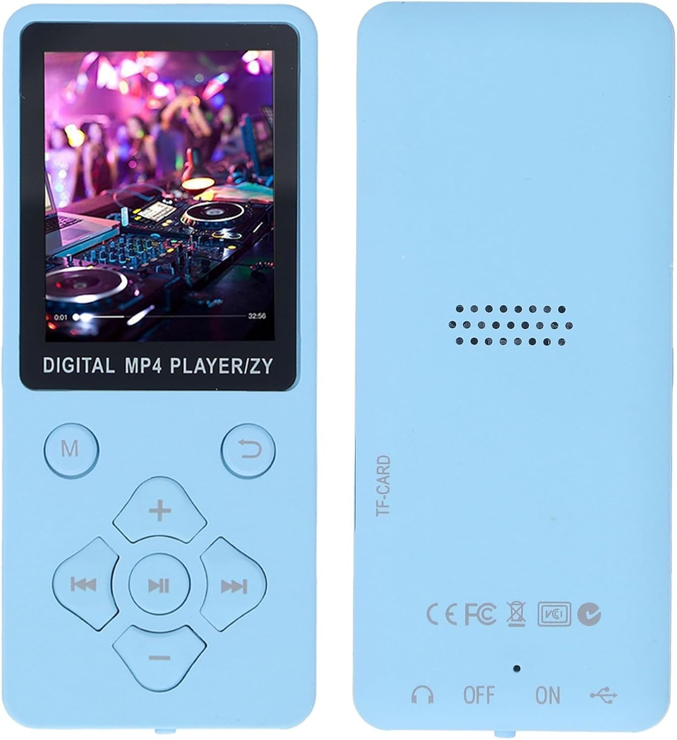 Bluetooth 5.0 16GB MP3 & MP4 Player 1.8″ Color Screen, FM & Recorder