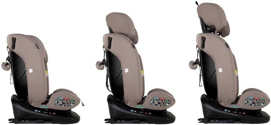 360° Rotating ISOFIX i-Size Car Seat 0–12 Years Rear Forward Facing