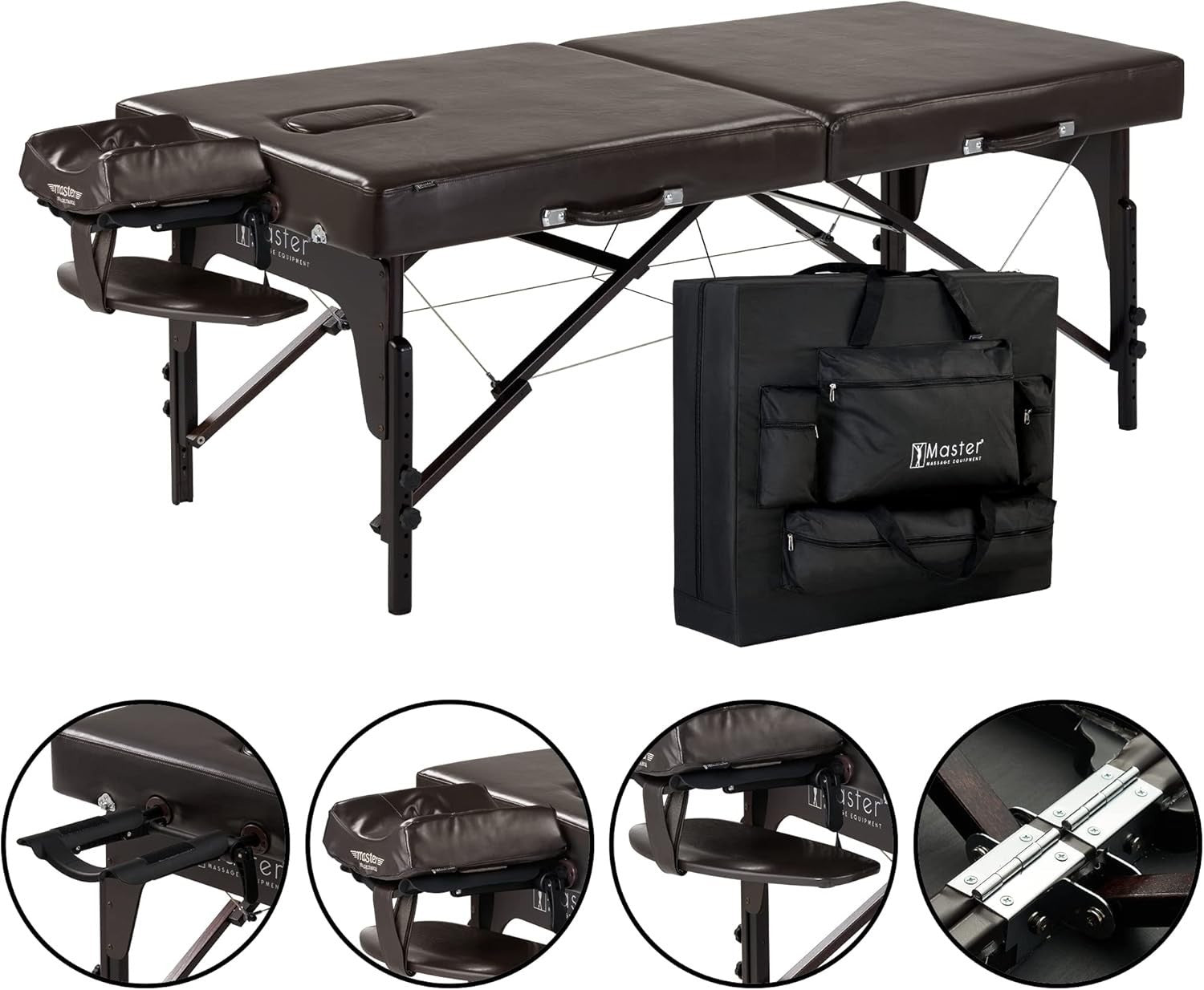 79cm Luxury Massage Table with Face Hole Portable Spa Beauty Therapy Couch
