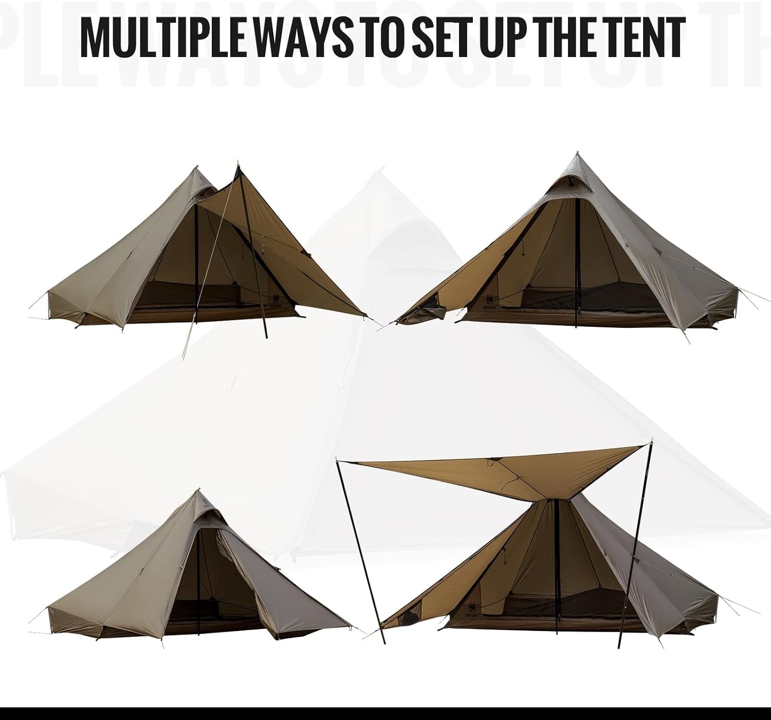 Ultralight 1-2 Person Tent Waterproof 3 Season Backpacking