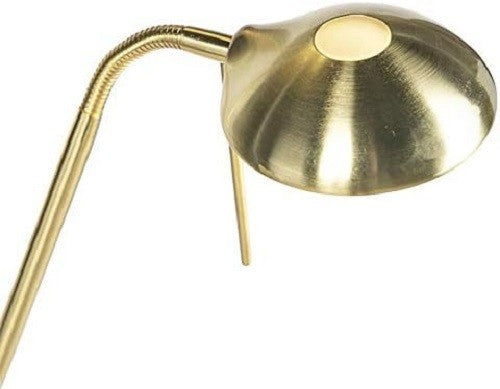 Gold Floor Lamp with Reading Light Dimmable LED Modern Uplighter E27