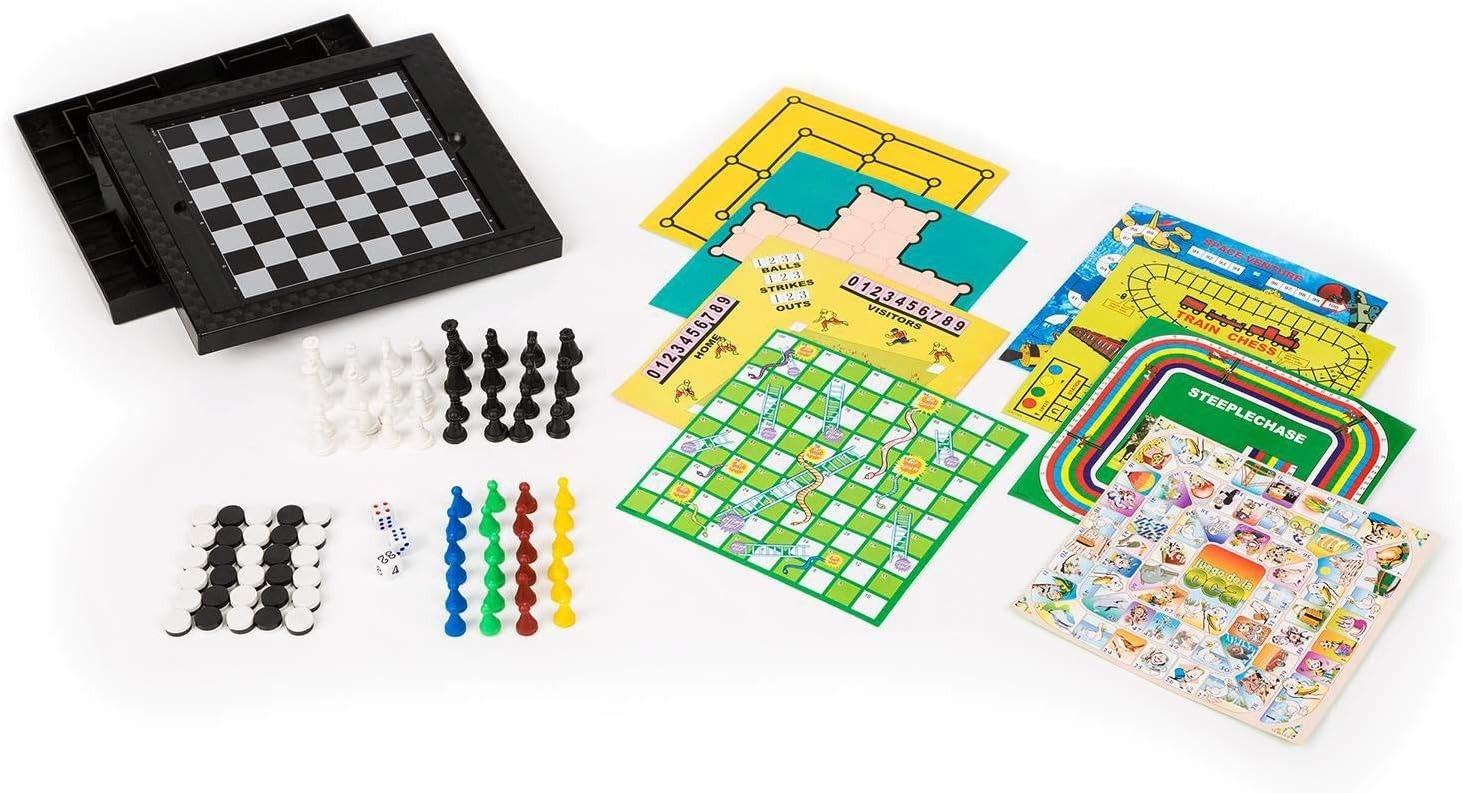 15-in-1 Multi Game Table Pool Foosball Hockey Ping Pong Set