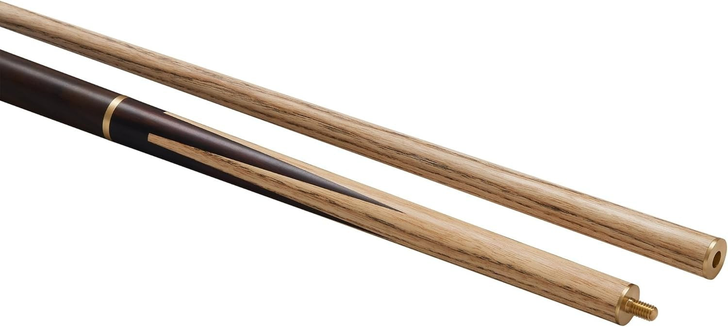 57in English Pool Cue Ash Shaft Rosewood Butt 8.5mm Tip 3pc