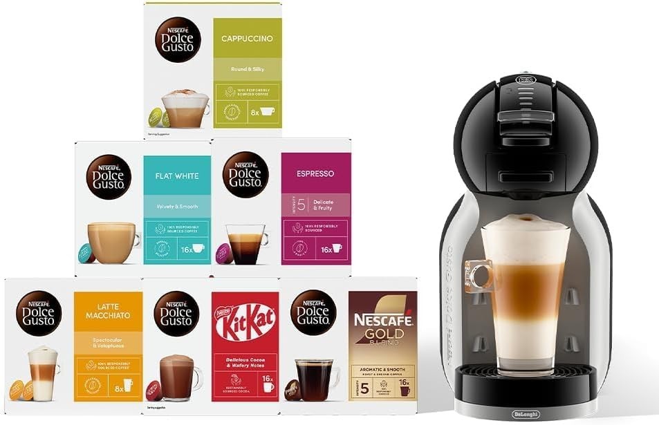 Automatic Coffee Pod Machine | 15 Bar Pressure | Hot & Cold Drinks Maker