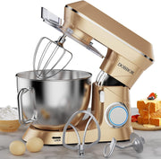 Electric Stand Mixer 8.5L 1500W 6-Speed Dough Blender Gold