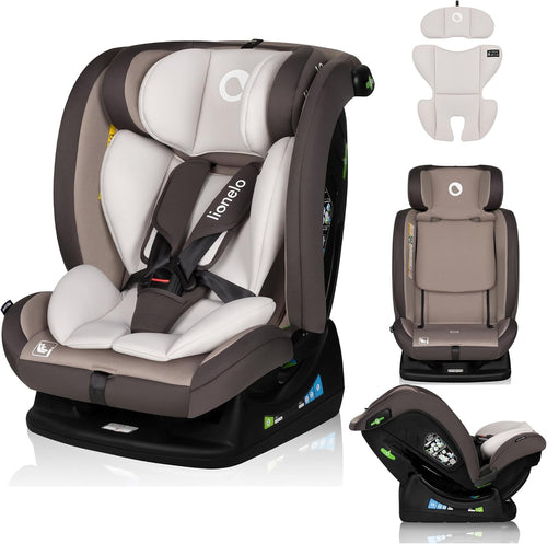 i-Size Baby Car Seat 0–12 Years 360° Safety 40–150cm Recline Headrest