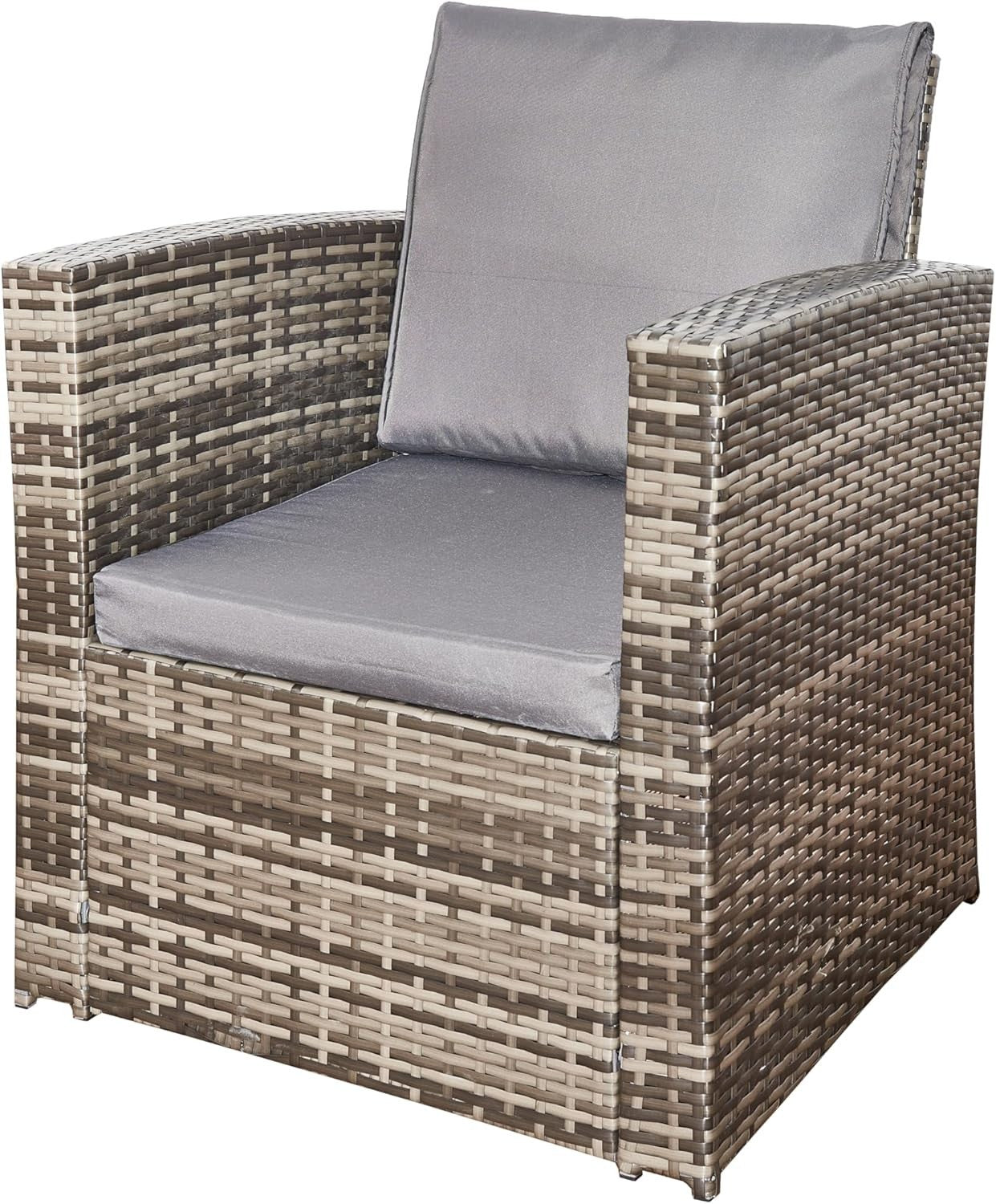 4 Seater Rattan Garden Furniture Set Outdoor Sofa Chairs Table Patio