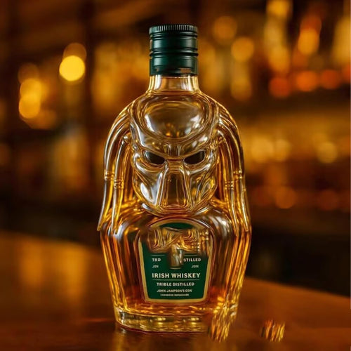 3D Alien Whiskey Decanter Monster Art Bottle Sci-Fi Decorative Bar Display Gift