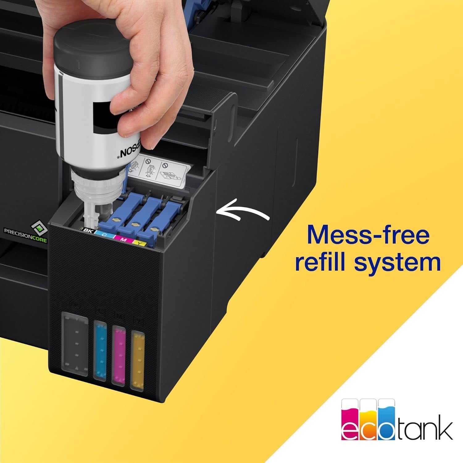 A3 Wi-Fi Ink Tank Printer Black | Print Scan Copy | Low-Cost High Output