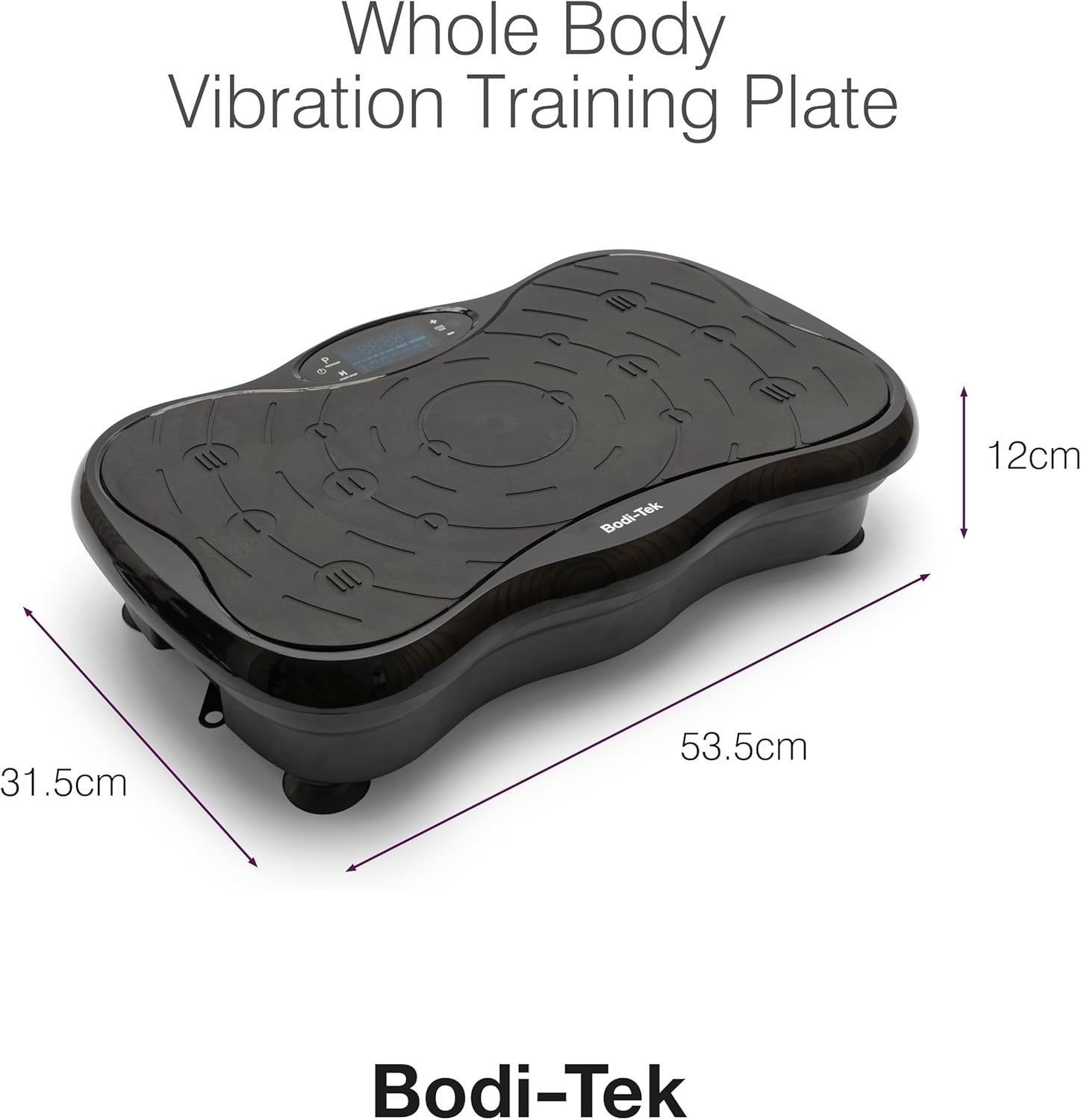 Compact Vibration Plate Fitness Trainer Full Body Workout 99 Speeds