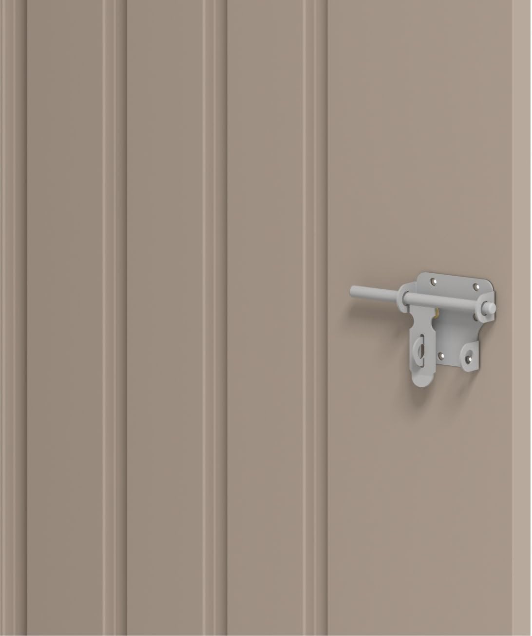 3x5 ft Metal Garden Shed Outdoor Storage Lockable Rustproof Tool Shed
