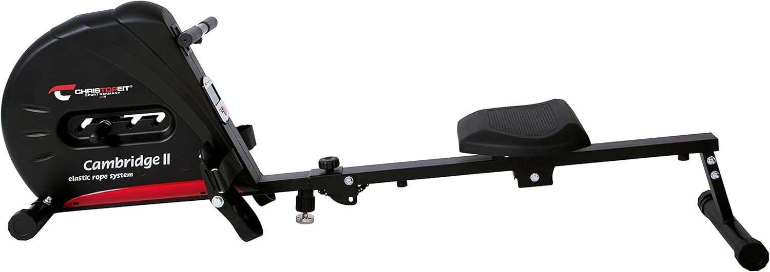 Foldable Rowing Machine Magnetic 4-Level Resistance LCD Home Rower 350LB