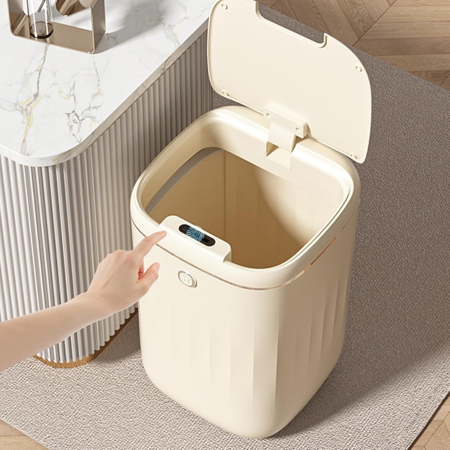 20L Touchless Sensor Trash Can Automatic Bathroom Kitchen Bin