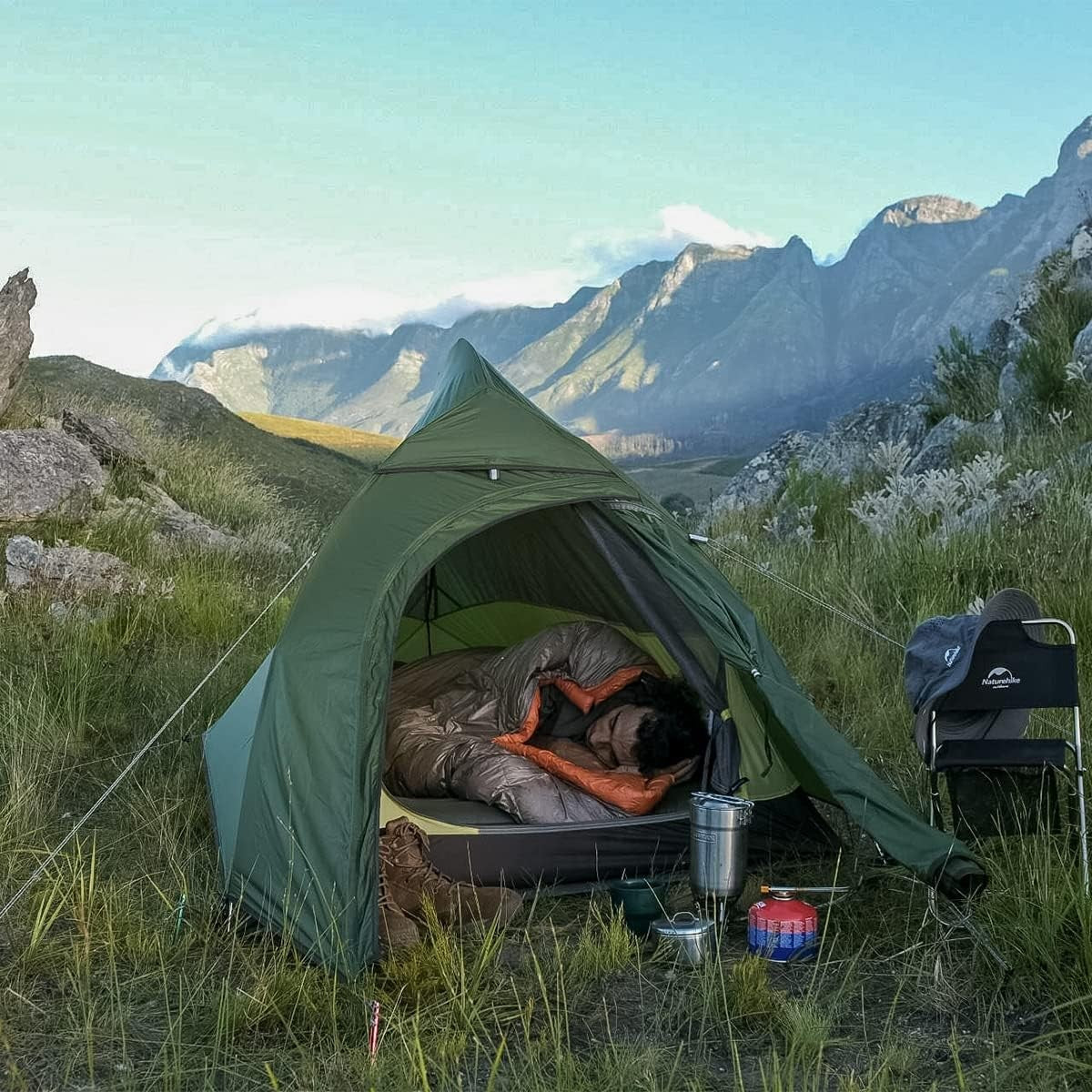 1 Person Ultralight Backpacking Lightweight Dome