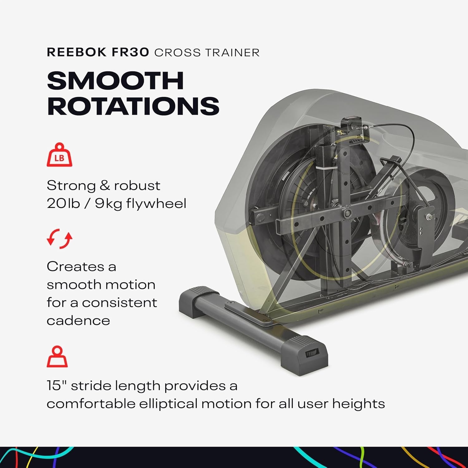 Magnetic Elliptical Cross Trainer with 32 Levels Resistance & Bluetooth
