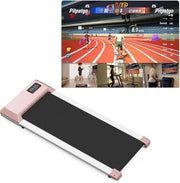 Raceable Walking Pad Under Desk Treadmill 2.5HP App Control Quiet 136kg Foldable