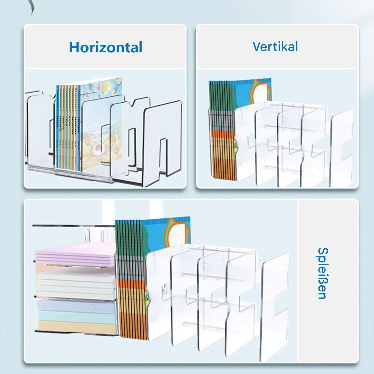 Expandable Desk File Organizer 5-Tray Document & Letter Storage