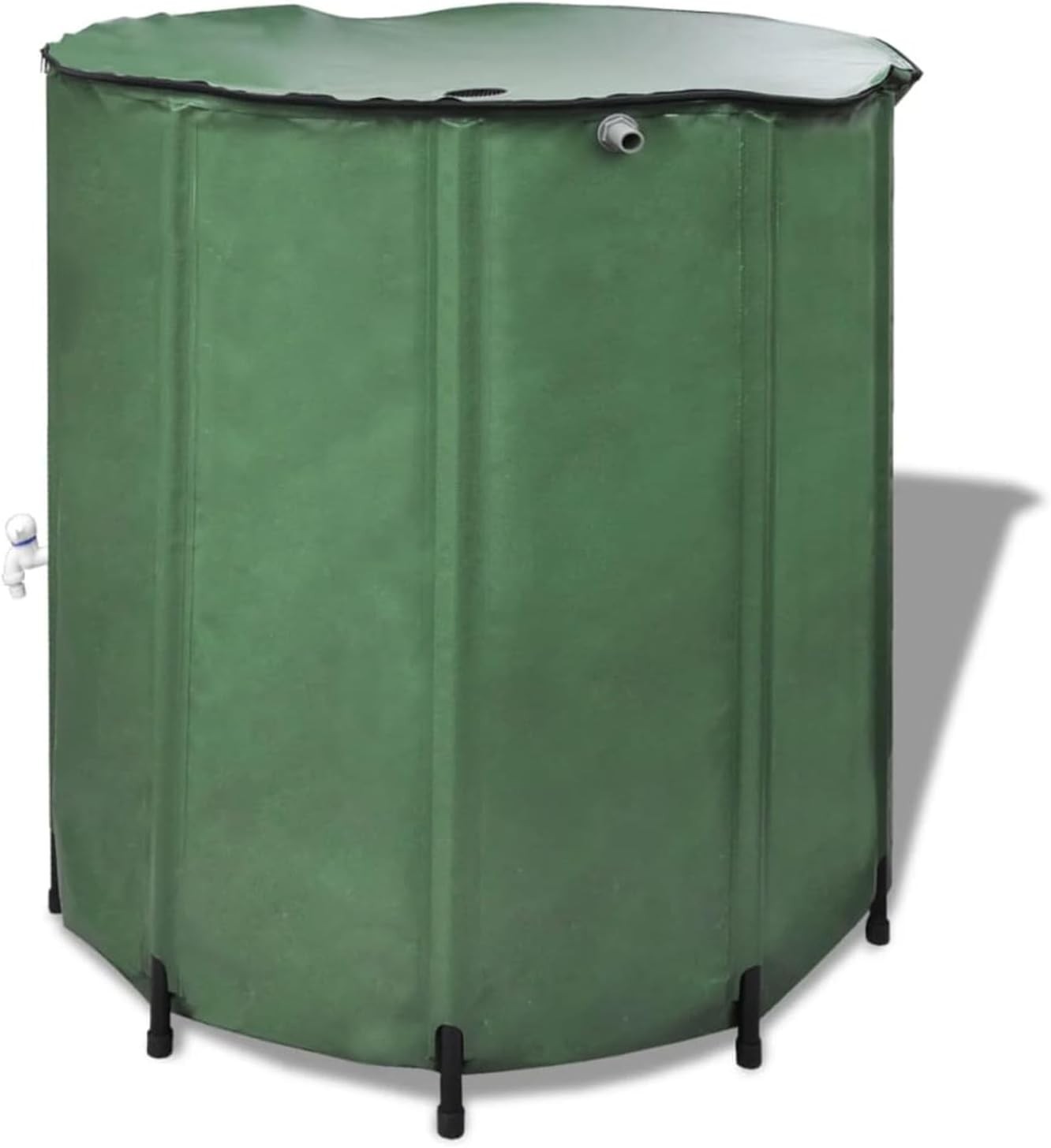 Collapsible 250L Slimline Garden Water Butt Tank with Stand & Tap