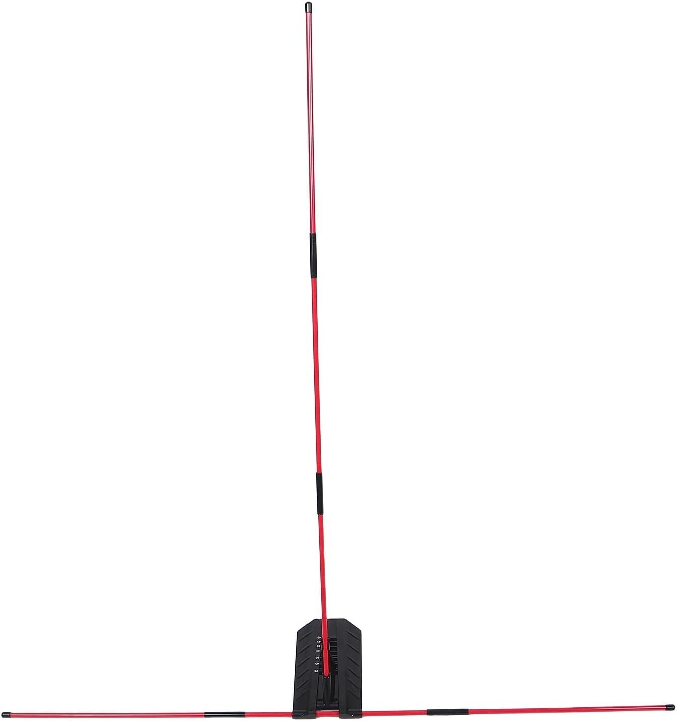 Golf Swing Plane Trainer Alignment Stick Angle Plate Practice Aid Tool