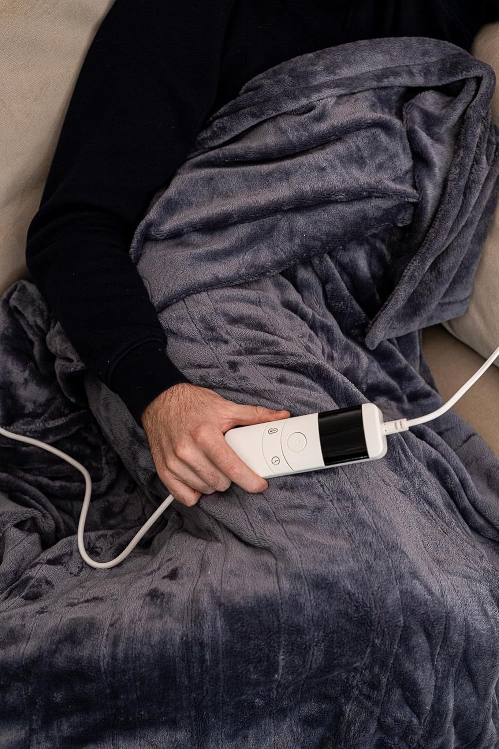 Electric Heated Throw Blanket 120x160cm 10 Heat Auto Shut Off Washable