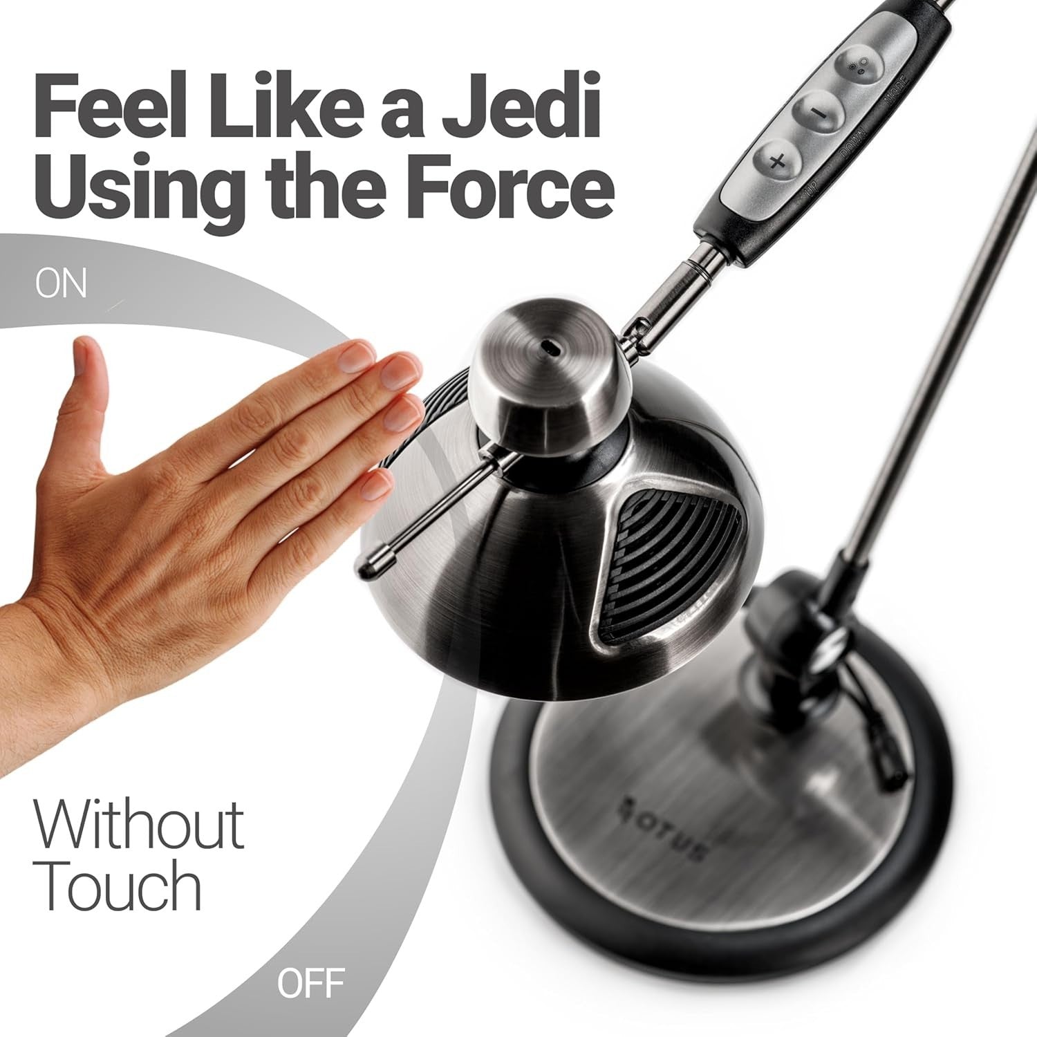 LED Desk Lamp with Gesture Control, Adjustable Brightness & Color Modes