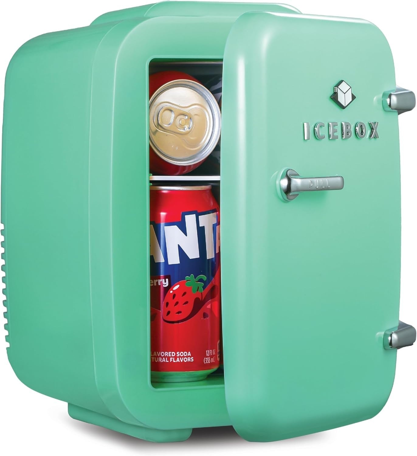 4L Mini Fridge Mint Green Portable Cooler Warmer AC/DC Use