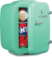 4L Mini Fridge Mint Green Portable Cooler Warmer AC/DC Use