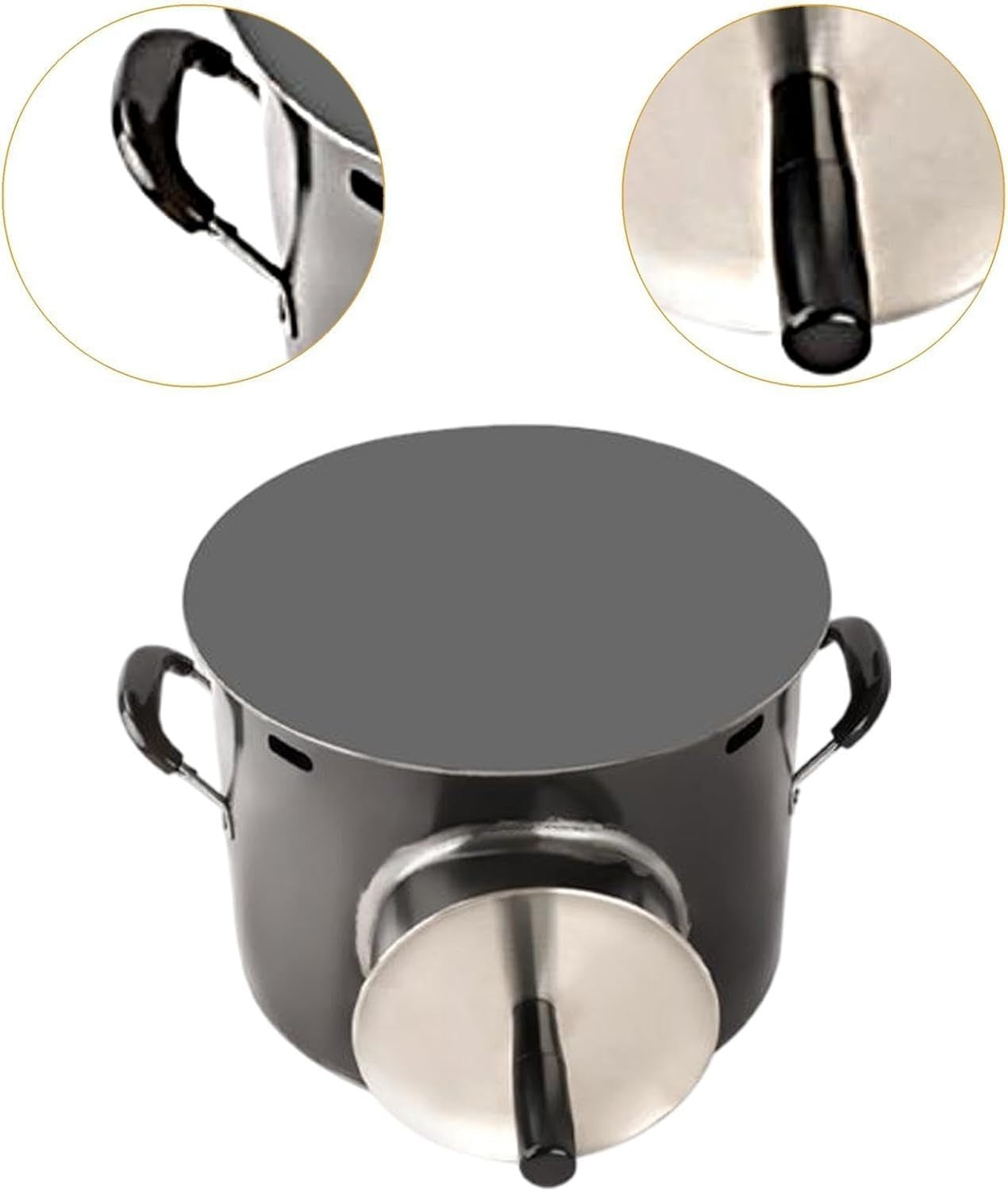 Stainless Steel Crepe & Pancake Maker Non-Stick Shaobing Oven | Easy-Clean 32cm