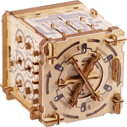 Escape Room Wooden Puzzle Box - Brain Teaser Maze Game with Gift Appeal