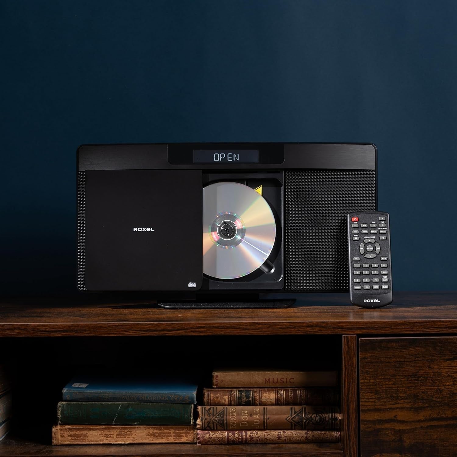 Compact HiFi System CD Player DAB/DAB+/FM Radio Bluetooth USB AUX