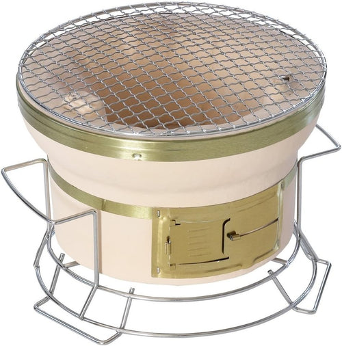 Hibachi Yakitori Charcoal Grill Small Portable Japanese BBQ with Air Vent
