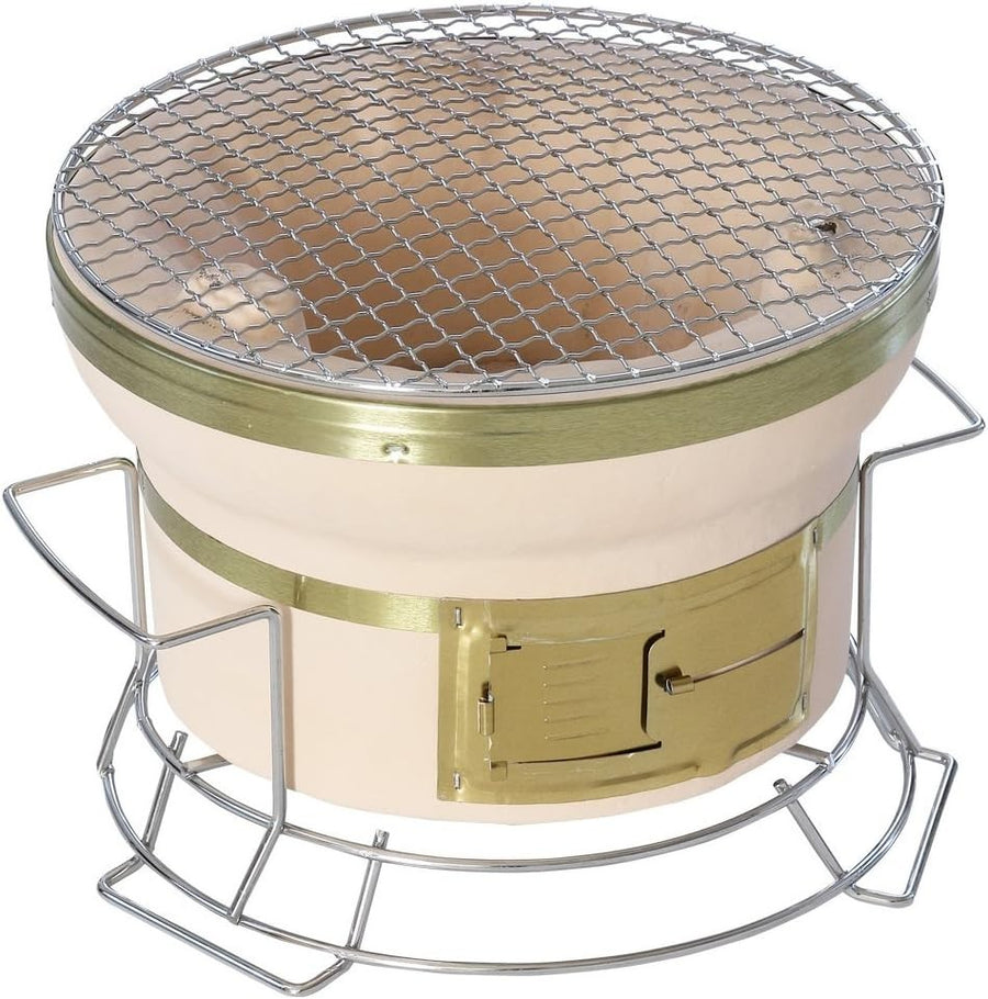 Hibachi Yakitori Charcoal Grill Small Portable Japanese BBQ with Air Vent